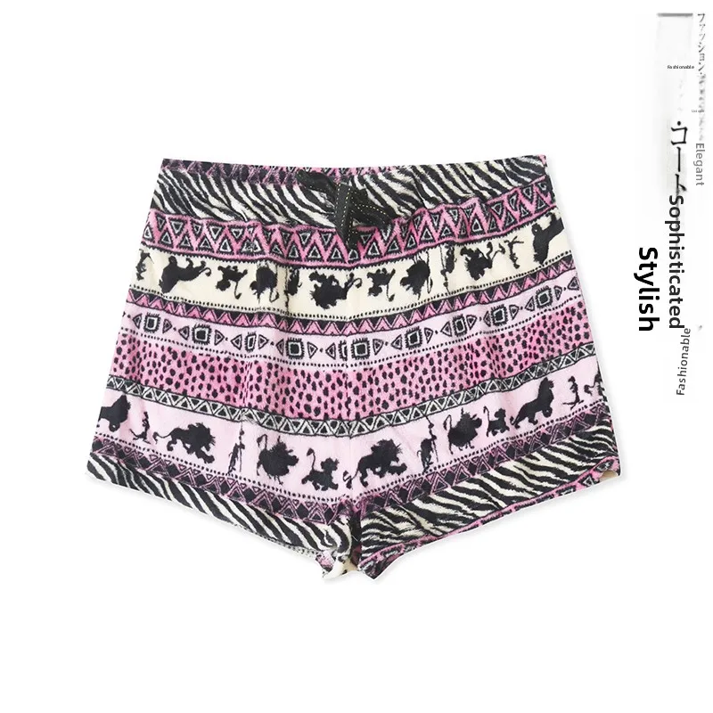 Coralline Fleece Short Pants Women's Elastic Waist Slim Fit Cartoon Print Home Pants Autumn Winter New Style Casual Home Wear
Coralline Fleece Short Pants Women's Elastic Waist Slim Fit Cartoon Print Home Pants Autumn Winter New Style Casual Home Wear