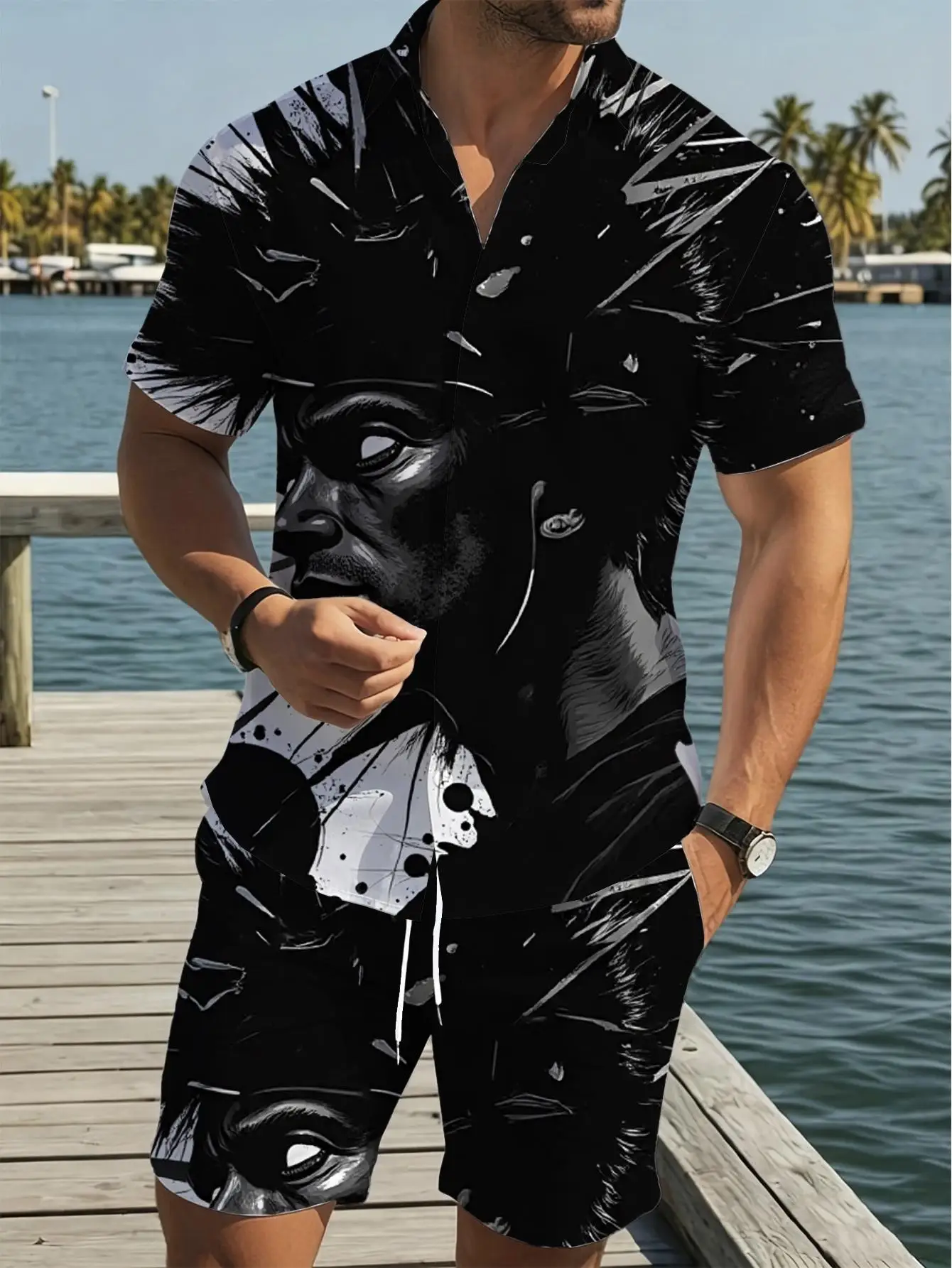 Men's Shirt Sets 2026 Spring/Summer outfits two piece Y2k tracksuits Graphic 3D Printed men's suits sweat suit sports two-piece
Men's Shirt Sets 2026 Spring/Summer outfits two piece Y2k tracksuits Graphic 3D Printed men's suits sweat suit sports two-piece