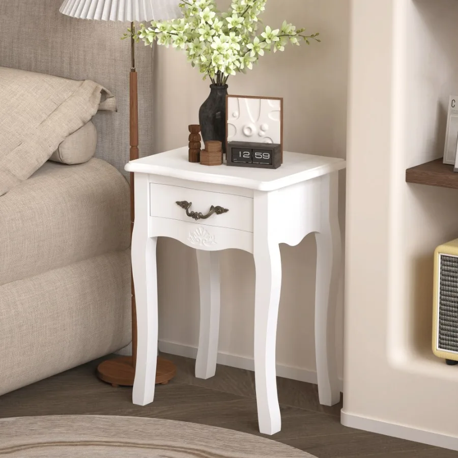 Wooden Nightstand with a Drawer Storage End Table for Bedroom Bathroom Livingroom
Wooden Nightstand with a Drawer Storage End Table for Bedroom Bathroom Livingroom