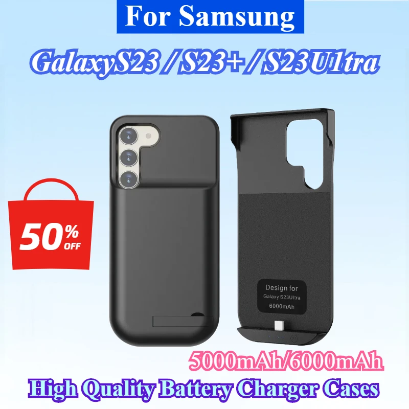 New Power Bank for Samsung Galaxy S23/S23+/S23Ultra S23 Plus/Ultra S23+ Battery Charger Cases External Portable Power Bank Cover
New Power Bank for Samsung Galaxy S23/S23+/S23Ultra S23 Plus/Ultra S23+ Battery Charger Cases External Portable Power Bank Cover
