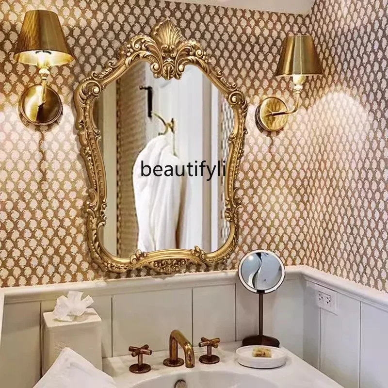 ssK178 European retro bathroom bedroom dressing wall hanging bathroom decoration smart makeup mirror
ssK178 European retro bathroom bedroom dressing wall hanging bathroom decoration smart makeup mirror