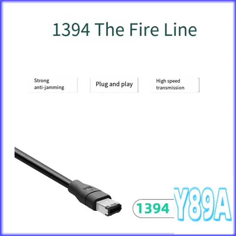 GO-1.8M Кабель Firewire Черный IEEE 1394 Firewire 400 к Firewire 400 Кабель 6-контактный штекер на 6-контактный штекер Прочный Легкая установка
GO-1.8M Кабель Firewire Черный IEEE 1394 Firewire 400 к Firewire 400 Кабель 6-контактный штекер на 6-контактный штекер Прочный Легкая установка