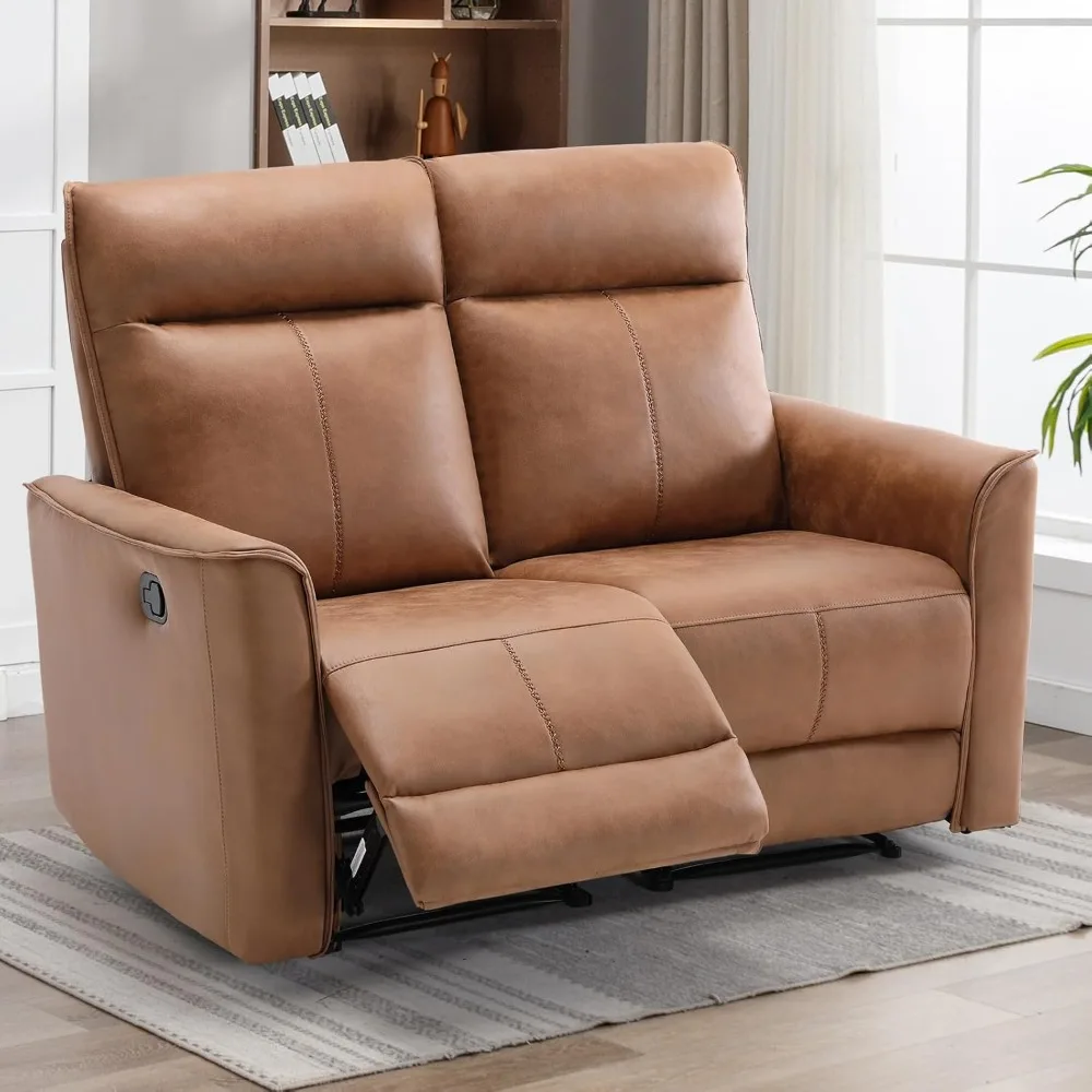 Manual Loveseat Recliner Sofa, Wall-Hugger 2 Seat Reclining Love Seat Couches, Leathaire Reclining Sofa Set, Double Seate
Manual Loveseat Recliner Sofa, Wall-Hugger 2 Seat Reclining Love Seat Couches, Leathaire Reclining Sofa Set, Double Seate