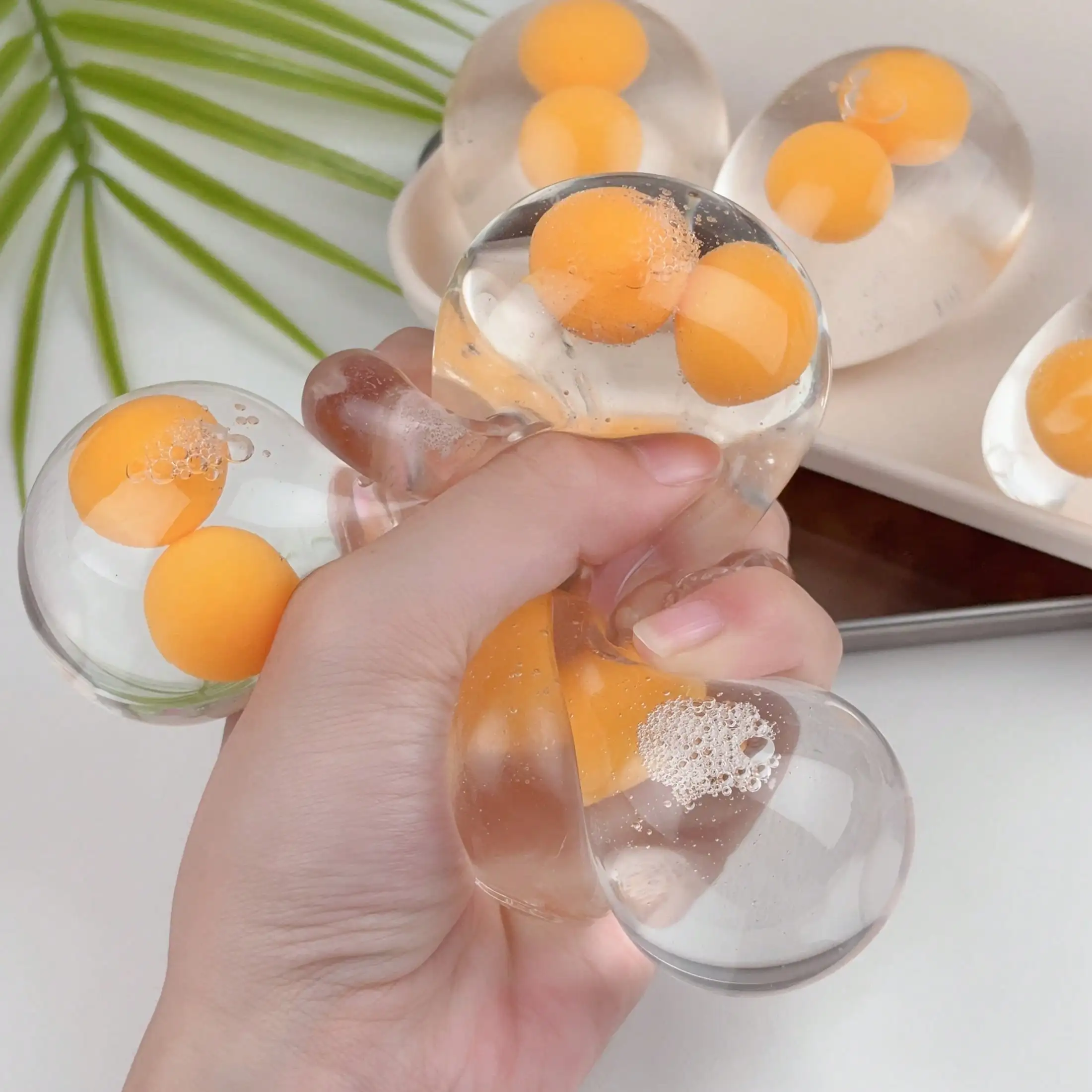 1PC Liquid Motion Egg Yolk Squishy Toy, Soft Slow Rising Stress Ball with Bubble, Sensory Fidget for Anxiety Relief, Cute Desk Gift (Random Color)
1PC Liquid Motion Egg Yolk Squishy Toy, Soft Slow Rising Stress Ball with Bubble, Sensory Fidget for Anxiety Relief, Cute Desk Gift (Random Color)