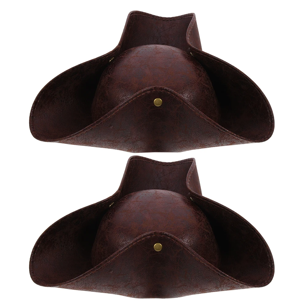 2pcs Triangular Light Brown Pirate Party Hats Kids Adults Halloween Cowboy Hat Reusable Pirate Hat Men Costumes Prop
2pcs Triangular Light Brown Pirate Party Hats Kids Adults Halloween Cowboy Hat Reusable Pirate Hat Men Costumes Prop