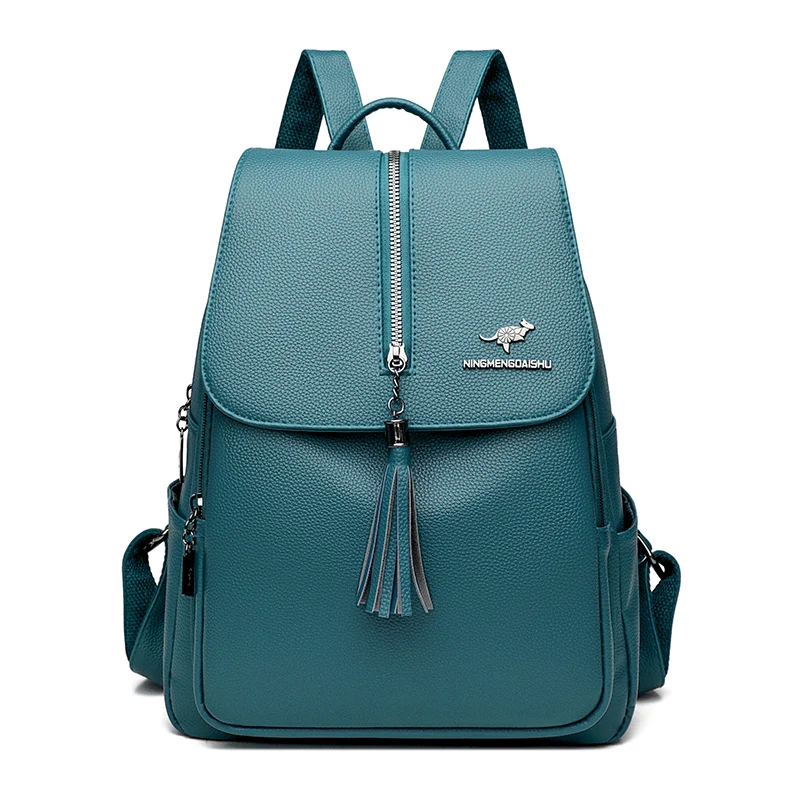 High Quality Leather Backpack 2023 Luxury Brand Retro Women Backpack High Capacity Travel Backpack Fashion School Bags for Girls
High Quality Leather Backpack 2023 Luxury Brand Retro Women Backpack High Capacity Travel Backpack Fashion School Bags for Girls