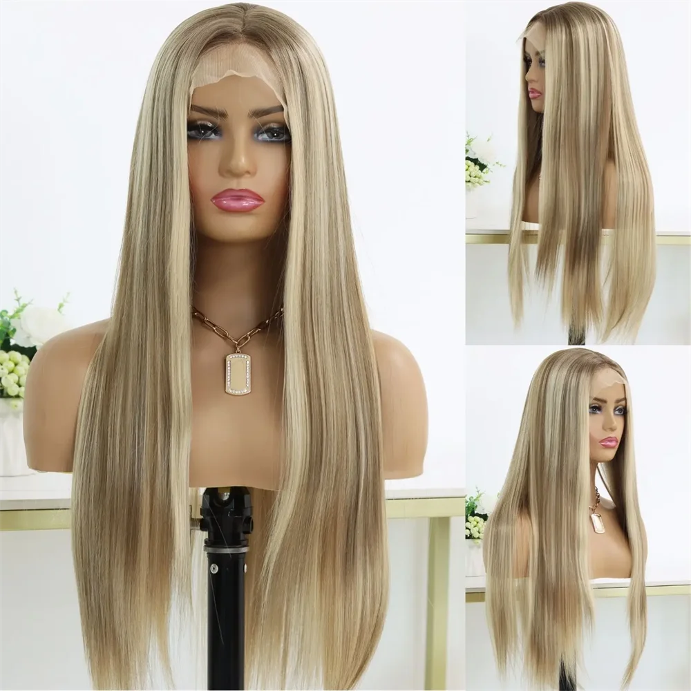 13x4 Highlight Blond Straight Body 100% Human Hair Wig 150 Density Lace Front with Baby Hair Pre-Plucked Soft Hair Wig
13x4 Highlight Blond Straight Body 100% Human Hair Wig 150 Density Lace Front with Baby Hair Pre-Plucked Soft Hair Wig