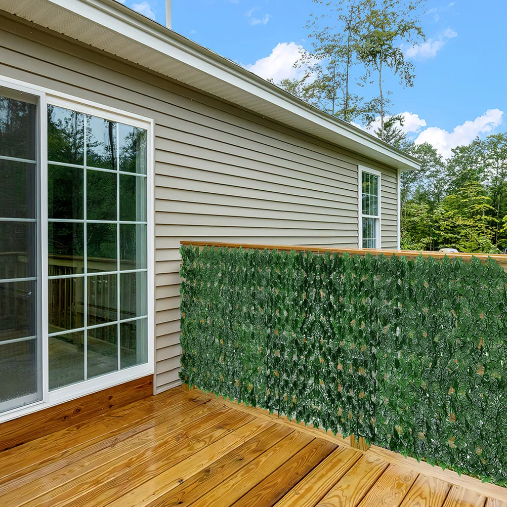 Artificial Green Plant Fence 1 Roll Simulated Lifelike Leaves Wall Dense Thick Plastic Material for Garden Balcony Courtyard
Artificial Green Plant Fence 1 Roll Simulated Lifelike Leaves Wall Dense Thick Plastic Material for Garden Balcony Courtyard