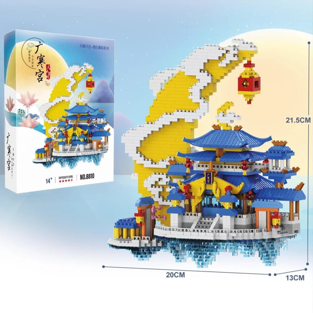 The Moon Palace Building Block Ancient Chinese Palace Architecture Fairy House Creative Toy for Children Holiday Gift Decoration
The Moon Palace Building Block Ancient Chinese Palace Architecture Fairy House Creative Toy for Children Holiday Gift Decoration