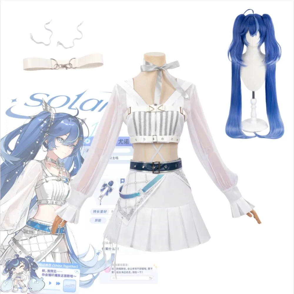 Wuthering Waves Birthday Limited Solar 5 Iuno Cosplay Costume Full Set Wig Accessories Adult Women Halloween Comic Con Outfit
Wuthering Waves Birthday Limited Solar 5 Iuno Cosplay Costume Full Set Wig Accessories Adult Women Halloween Comic Con Outfit