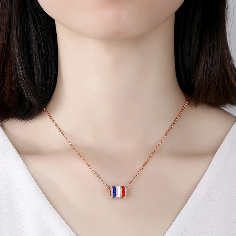 Shining U 925 Sterling Silver Colorful Necklace for Women Fine Jewelry Gift
Shining U 925 Sterling Silver Colorful Necklace for Women Fine Jewelry Gift