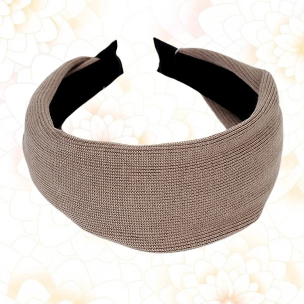 Wide Brim Knitting Headbands Simple Headwear Accessories Khaki for Women Girls Reusable Cloth Material Elegant Party
Wide Brim Knitting Headbands Simple Headwear Accessories Khaki for Women Girls Reusable Cloth Material Elegant Party