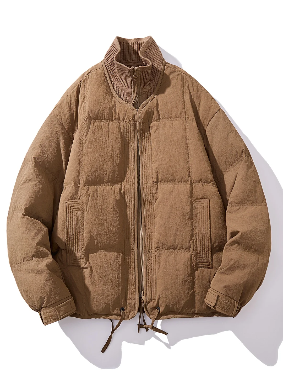 Легкая вязаная куртка-пуховик с воротником-стойкой для мужчин: новая, современная, ветрозащитная, из полиэфирного волокна, белая, теплая верхняя одежда
Легкая вязаная куртка-пуховик с воротником-стойкой для мужчин: новая, современная, ветрозащитная, из полиэфирного волокна, белая, теплая верхняя одежда