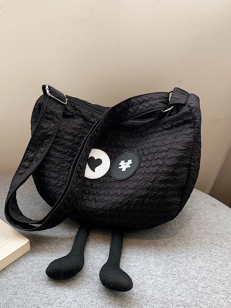 Fashionable Personalized Large Capacity Women's Shoulder Bag 2026 New Style Canvas Saddle Bag for Commuting And Class
Fashionable Personalized Large Capacity Women's Shoulder Bag 2026 New Style Canvas Saddle Bag for Commuting And Class