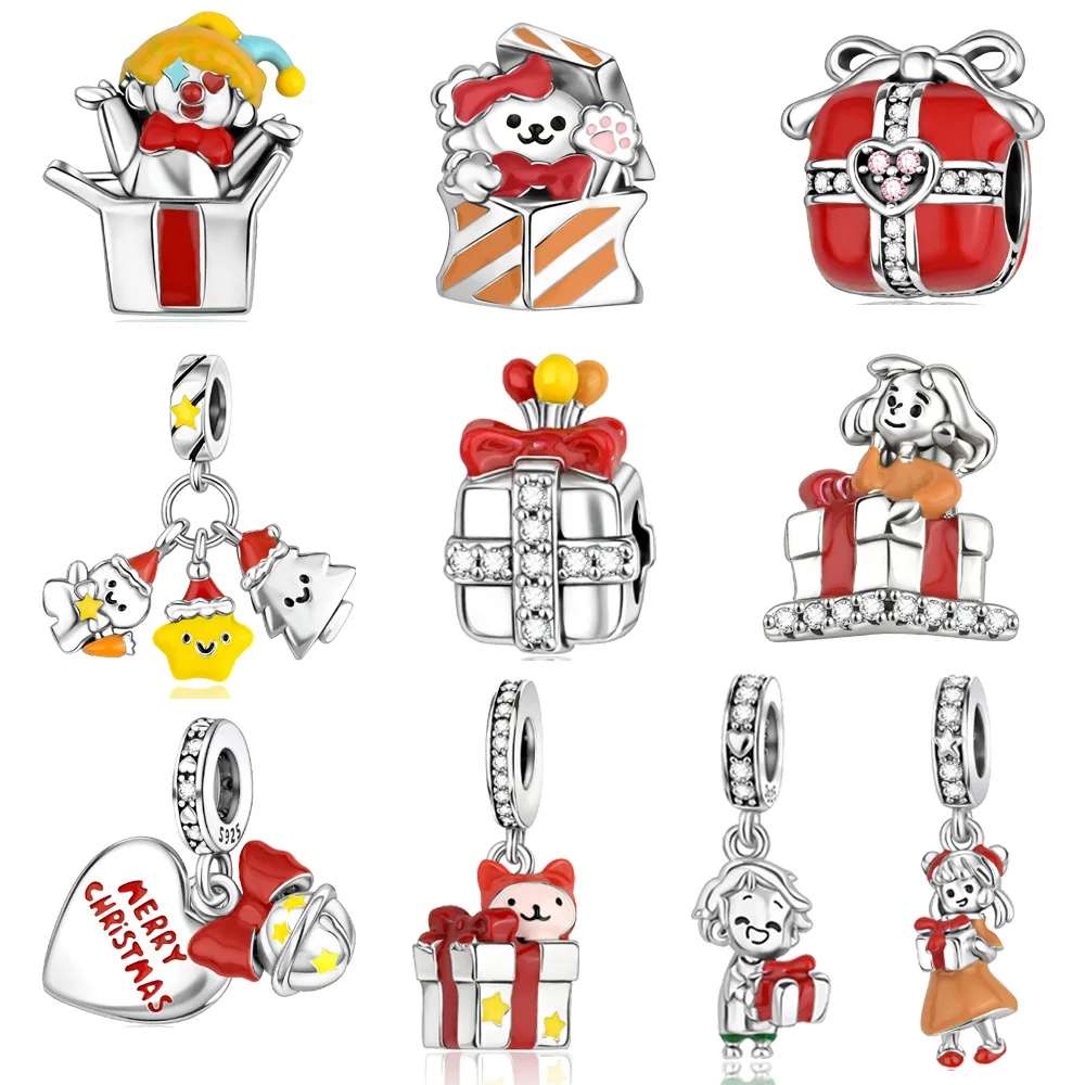 Cute Silver Plated Cat Gift Box Charm Red Enamel Cat In Gift Pendant Sparkling Cz Accents Sweet Jewelry Gift For Girls
Cute Silver Plated Cat Gift Box Charm Red Enamel Cat In Gift Pendant Sparkling Cz Accents Sweet Jewelry Gift For Girls