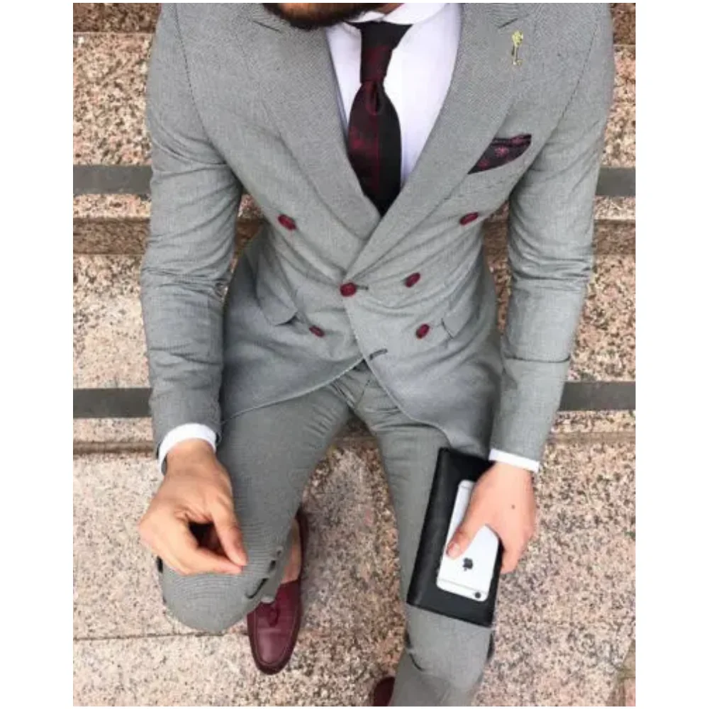 Casual Men Suits Groom Tuxedos Wedding Party Tuxedos For Men Formal Dinner Wear Best Man Suit Blazer With Pants 2 Pieces
Casual Men Suits Groom Tuxedos Wedding Party Tuxedos For Men Formal Dinner Wear Best Man Suit Blazer With Pants 2 Pieces