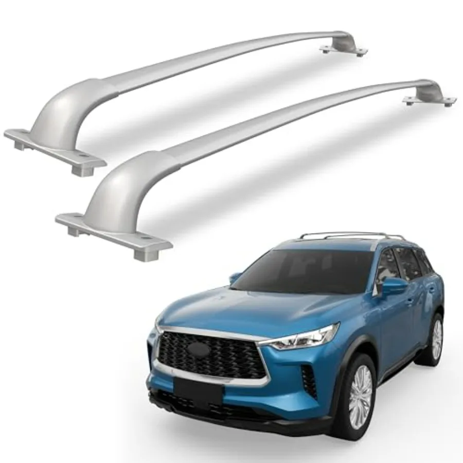 165lbs Aluminum Roof Rack Cross Bars Compatible for 2013-2018 Infiniti QX60 JX35 Rooftop Luggage Carrier Rack for Bike Canoe Ka
165lbs Aluminum Roof Rack Cross Bars Compatible for 2013-2018 Infiniti QX60 JX35 Rooftop Luggage Carrier Rack for Bike Canoe Ka