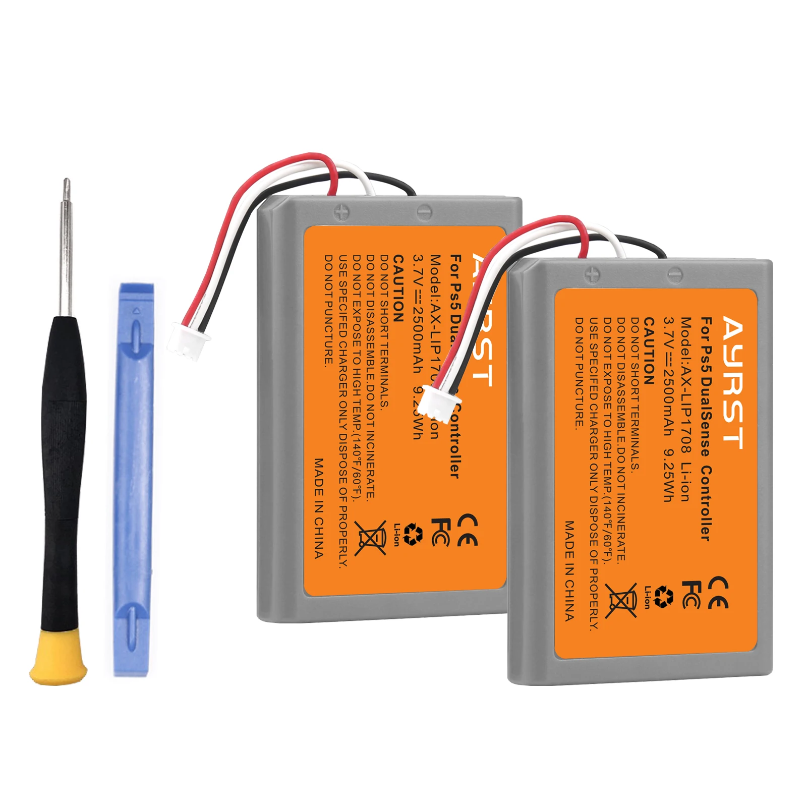 For Sony PS5 Gamepad Replacement Lithium Ion Battery 2500mAh High quality Battery 
For Sony PS5 Gamepad Replacement Lithium Ion Battery 2500mAh High quality Battery