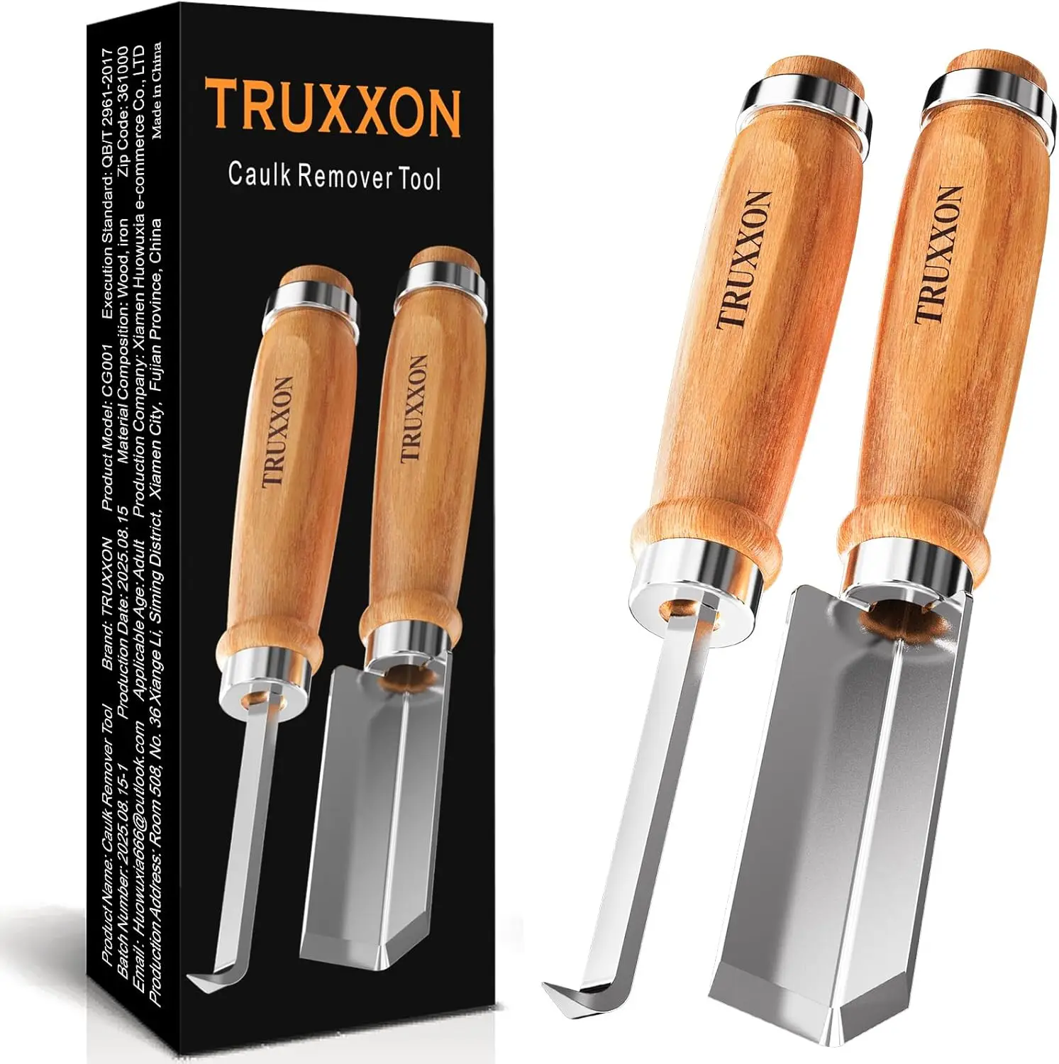 2 PCS Caulk Remover Tool, 90° Sharp Blade & Wood Handle, Durable Grout & Silicone Remover for Home Improvement
2 PCS Caulk Remover Tool, 90° Sharp Blade & Wood Handle, Durable Grout & Silicone Remover for Home Improvement