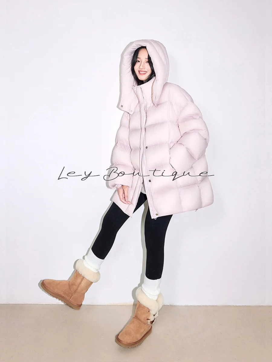 Классическое пальто-пуховик Sle Peony Mousse из белого гусиного пуха, зимнее, утепленное, средней длины, с капюшоном, женское, модное, для повседневной носки
Классическое пальто-пуховик Sle Peony Mousse из белого гусиного пуха, зимнее, утепленное, средней длины, с капюшоном, женское, модное, для повседневной носки