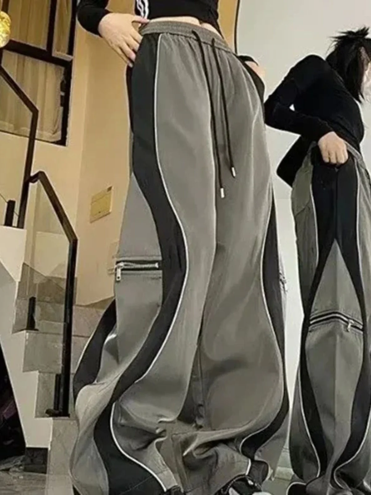 Color Blo Splicing Casual Sports Pants Street Sle l Waist Long Pants Polyester Fiber Other Material 00%
Color Blo Splicing Casual Sports Pants Street Sle l Waist Long Pants Polyester Fiber Other Material 00%