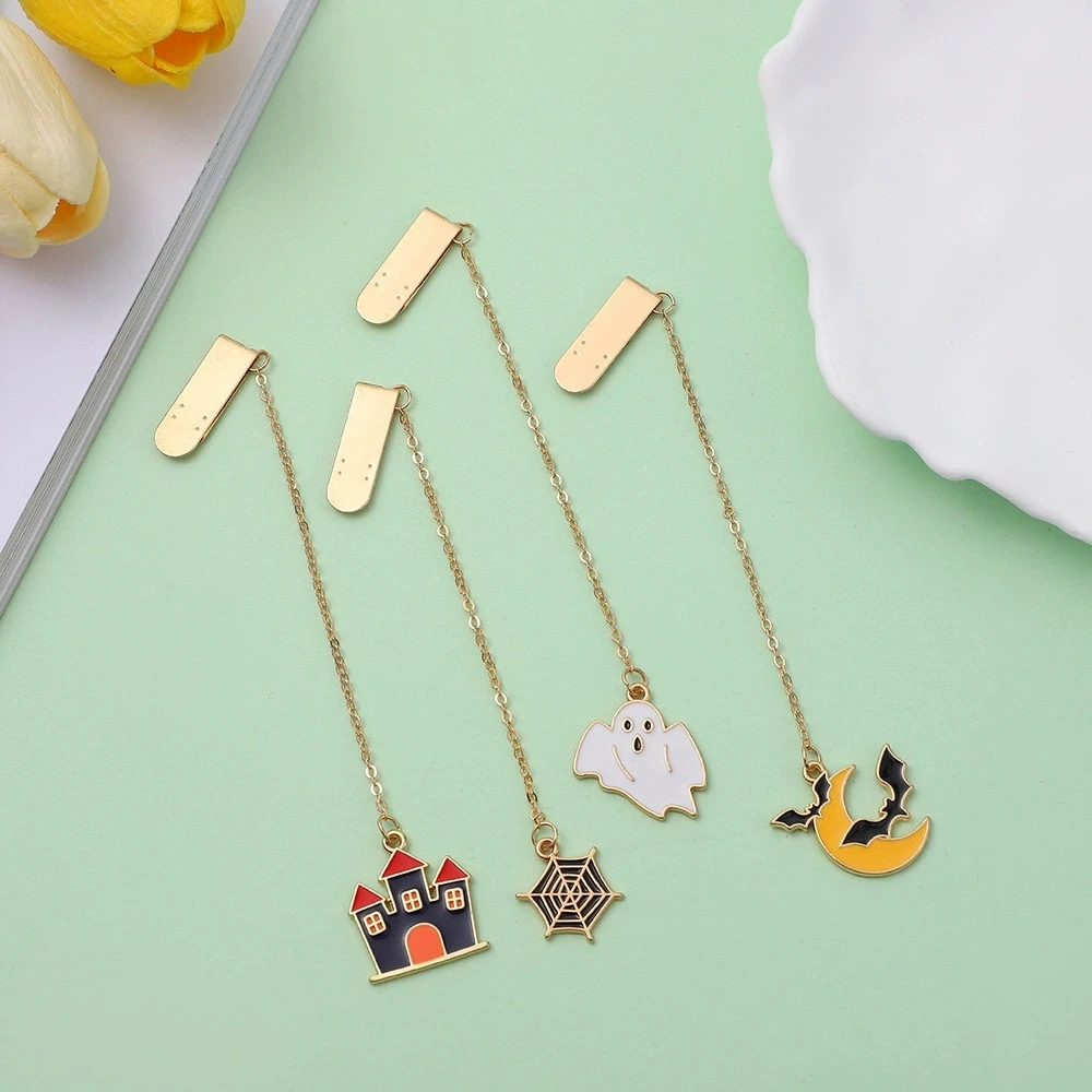 1 шт., металлическая закладка для Хэллоуина, вечерние сувениры с закладками на тему Хэллоуина, аксессуары для книг на Хэллоуин, праздничные украшения
1 шт., металлическая закладка для Хэллоуина, вечерние сувениры с закладками на тему Хэллоуина, аксессуары для книг на Хэллоуин, праздничные украшения