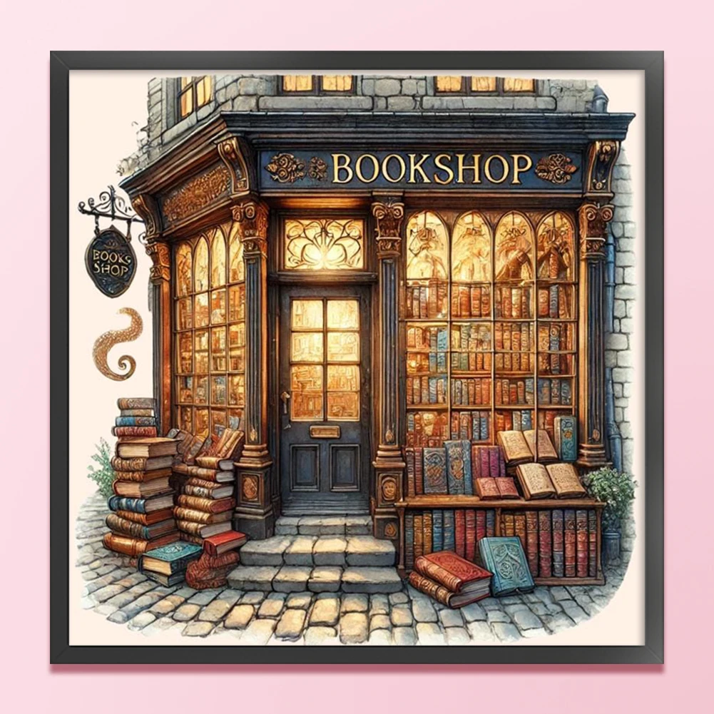Bookstore Full 11CT 3 Strands DIY Stamped Cross Stitch Art and Crafts Kits 19.69x19.69inch for Adults Home Decor
Bookstore Full 11CT 3 Strands DIY Stamped Cross Stitch Art and Crafts Kits 19.69x19.69inch for Adults Home Decor