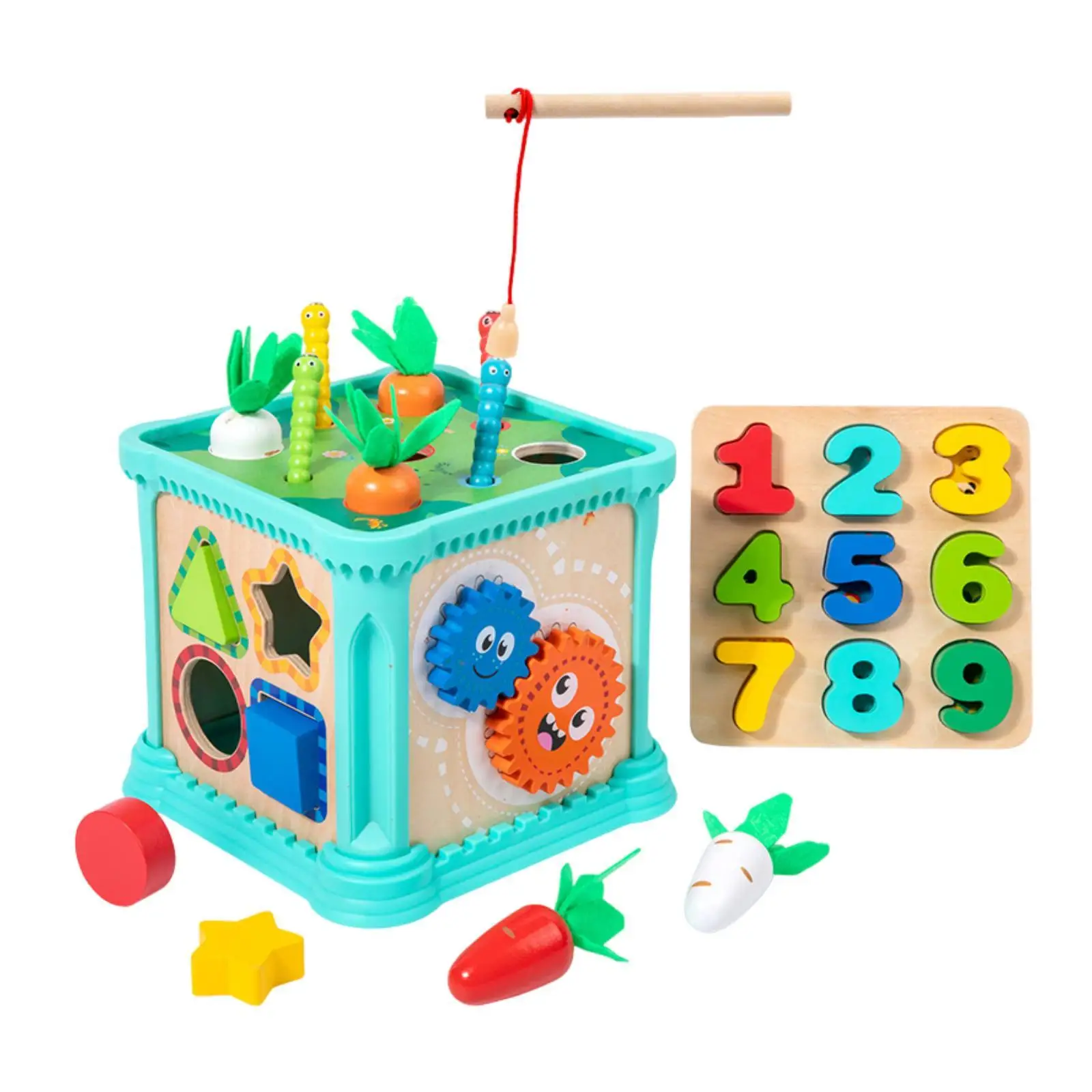 Intelligence Box Toy Set Interactive Puzzle Game for Toddlers Preschool Kids
Intelligence Box Toy Set Interactive Puzzle Game for Toddlers Preschool Kids