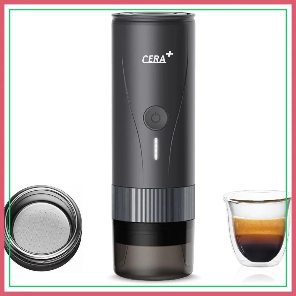 Portable Espresso Maker Pro - Self-Heating Mini Coffee Machine for Travel, Camping, Hiking, Ultra-Fine Grind Compatible
Portable Espresso Maker Pro - Self-Heating Mini Coffee Machine for Travel, Camping, Hiking, Ultra-Fine Grind Compatible