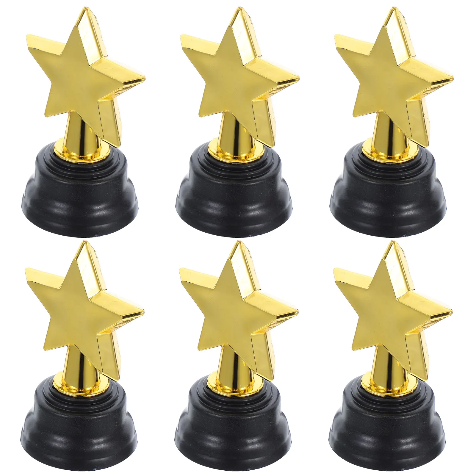 6pcs Mini Golden Plastic Star Trophies Kids Celebration Competition Party Favor Kindergarten Graduation Award Ceremony
6pcs Mini Golden Plastic Star Trophies Kids Celebration Competition Party Favor Kindergarten Graduation Award Ceremony