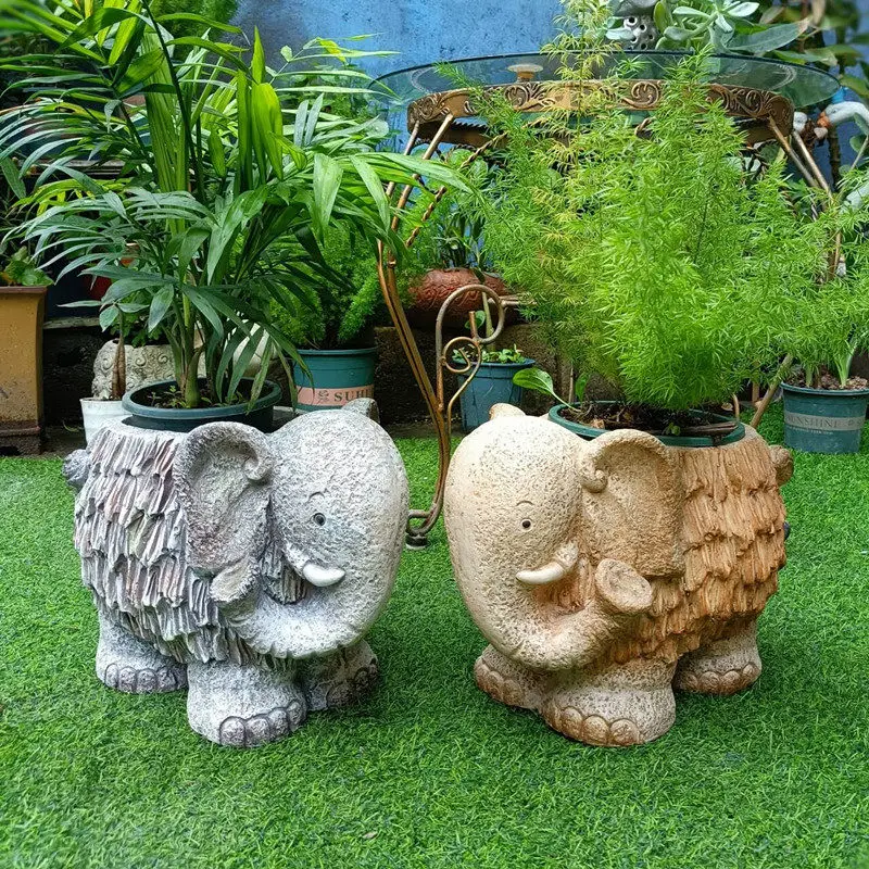 Creative Cute Elephant Flower Pot Balcony Garden Courtyard Outdoor Chinese Door Decoration Animal Ornaments Flower Pots
Creative Cute Elephant Flower Pot Balcony Garden Courtyard Outdoor Chinese Door Decoration Animal Ornaments Flower Pots