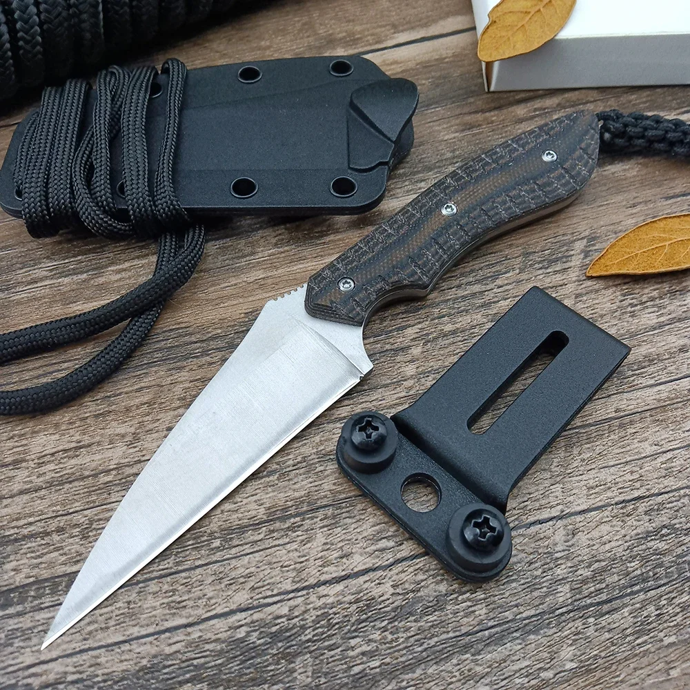 Kydex Sheath Tactical Fixed Blade Utility Hunting Self Defense Knife Mini Knife for Fishing, Camping, Outdoor Self Defense Tools
Kydex Sheath Tactical Fixed Blade Utility Hunting Self Defense Knife Mini Knife for Fishing, Camping, Outdoor Self Defense Tools