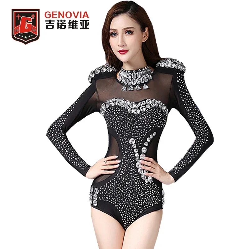 Women Bodysuit Bottoming Shirt Belly Dance Tops Modern Steel Pipe Jazz Dance Costume
Women Bodysuit Bottoming Shirt Belly Dance Tops Modern Steel Pipe Jazz Dance Costume