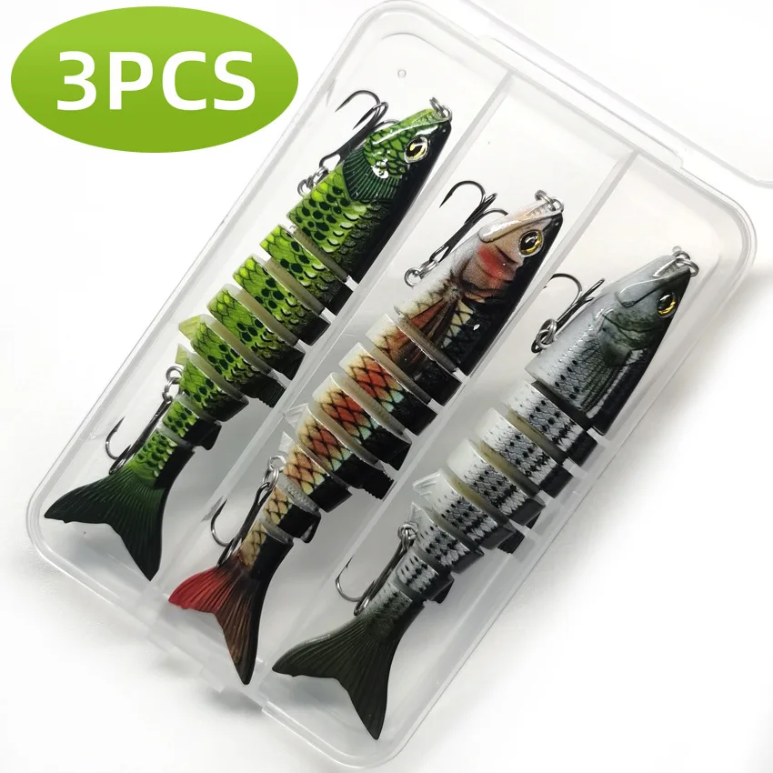 Multi Jointed Swimbait 19g 8 Segments Bionic Hard Lure Plastic Artificial Bait For Bass Pike Perch Fishing Tackle Wholesale
Multi Jointed Swimbait 19g 8 Segments Bionic Hard Lure Plastic Artificial Bait For Bass Pike Perch Fishing Tackle Wholesale