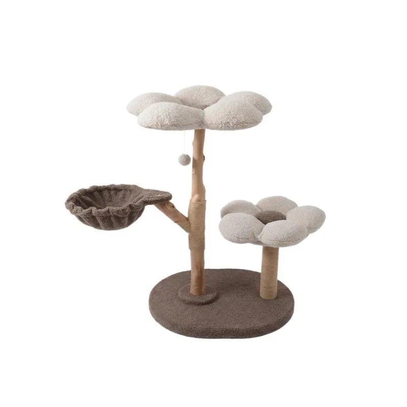 Natural Solid Wood Cat Climbing FrameTree Integrated Household Cute Flower Nest Fruit Wood Tree Trunk Frame
Natural Solid Wood Cat Climbing FrameTree Integrated Household Cute Flower Nest Fruit Wood Tree Trunk Frame