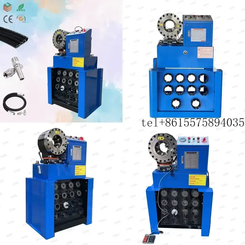 hot Heavy 1/4-2" Hydraulic Hose Crimper with Quick Change Die System | Adjustable Crimp Speed
hot Heavy 1/4-2" Hydraulic Hose Crimper with Quick Change Die System | Adjustable Crimp Speed