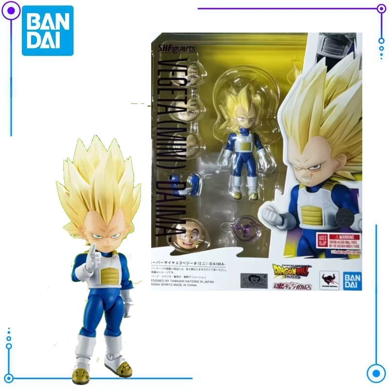 In Stock Bandai Dragon Ball S.H.Figuarts Super Saiyan 3 Vegeta(Mini)-Daima Action Figure Mode Beautiful Figure
In Stock Bandai Dragon Ball S.H.Figuarts Super Saiyan 3 Vegeta(Mini)-Daima Action Figure Mode Beautiful Figure