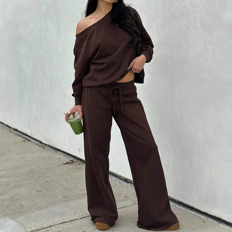 Отпускная толстовка с длинными рукавами, прямые брюки, костюм-двойка, женский, осень-зима 2025 г.
Отпускная толстовка с длинными рукавами, прямые брюки, костюм-двойка, женский, осень-зима 2025 г.