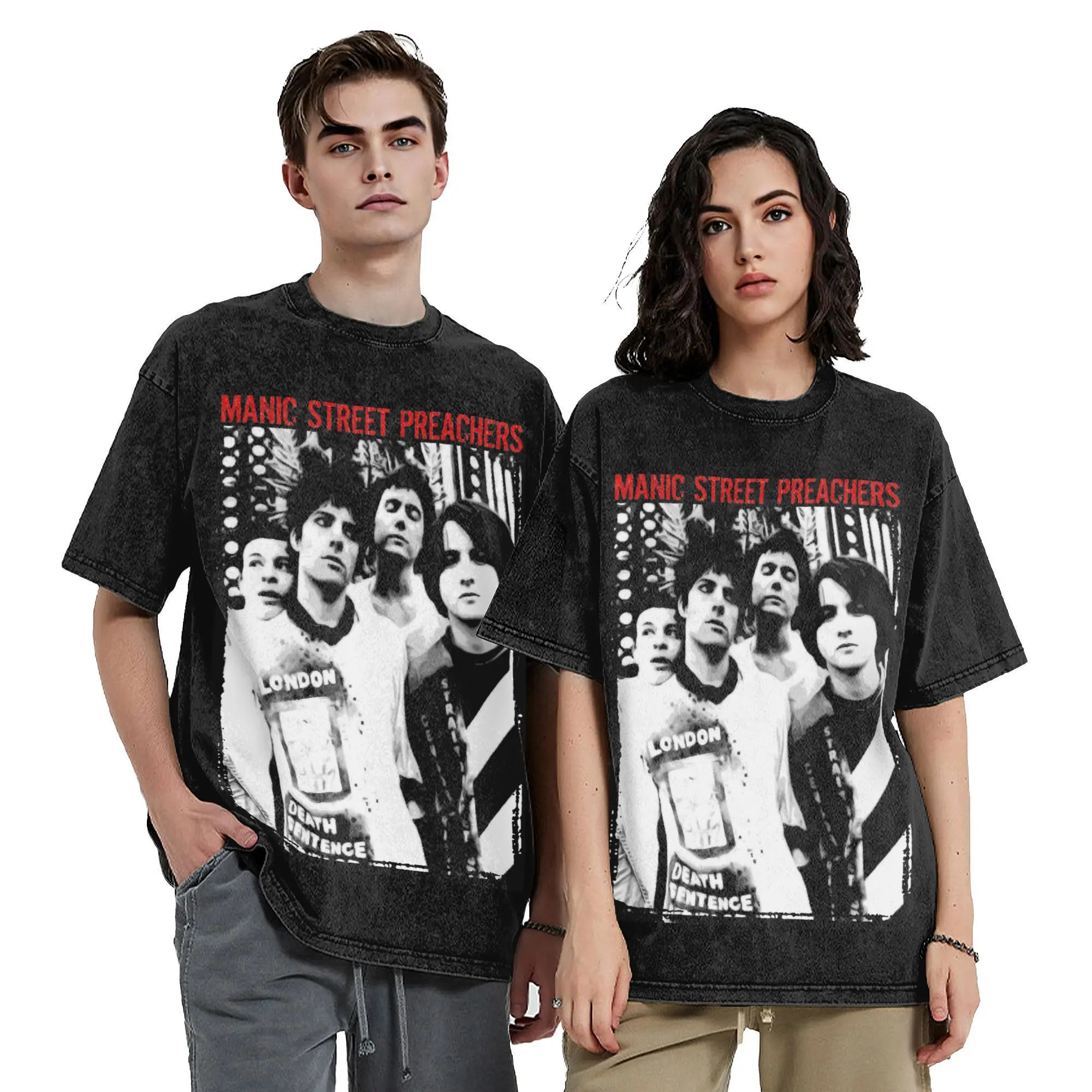 Rock MANIC STREET PREACHERS BAND Vintage Washed T-Shirt Pure Cotton Tee Shirt Round Neck Short Sleeve T Shirts 6XL Clothes
Rock MANIC STREET PREACHERS BAND Vintage Washed T-Shirt Pure Cotton Tee Shirt Round Neck Short Sleeve T Shirts 6XL Clothes