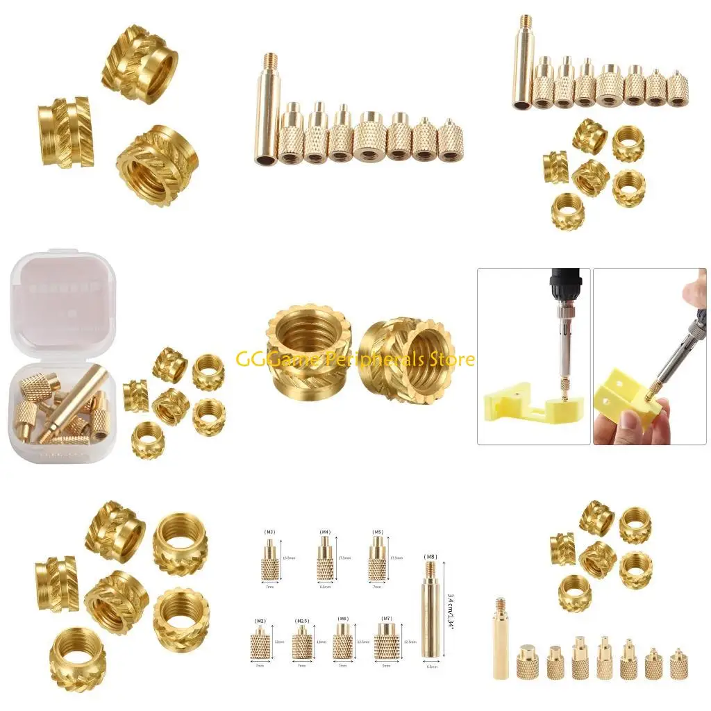 U55B Гайка с термовставкой, железный наконечник для 3D-принтеров, паяльник с внутренней резьбой, набор гаек из 100 шт.
U55B Гайка с термовставкой, железный наконечник для 3D-принтеров, паяльник с внутренней резьбой, набор гаек из 100 шт.