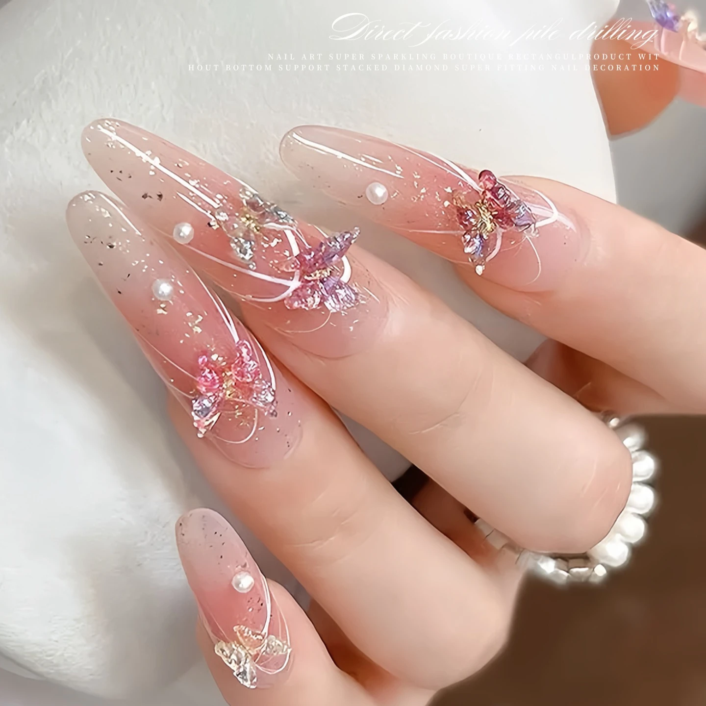 50Pcs 3D Flower Nail Charms Transparent Resin Gold Edge Nail Art Decorations Gradient Rhinestones For DIY Press On Nail Manicure
50Pcs 3D Flower Nail Charms Transparent Resin Gold Edge Nail Art Decorations Gradient Rhinestones For DIY Press On Nail Manicure