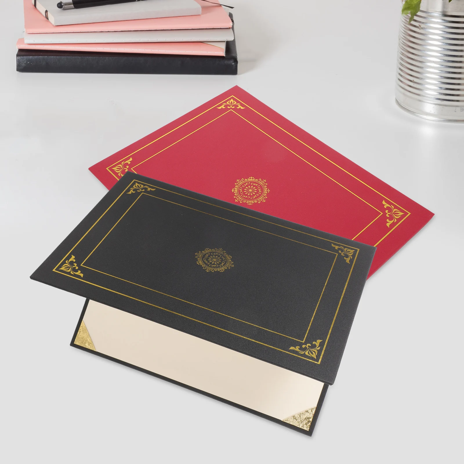 2 Pcs Certificate Cover Single Sided Holders Paper Sized Document Folder Covers for Award
2 Pcs Certificate Cover Single Sided Holders Paper Sized Document Folder Covers for Award