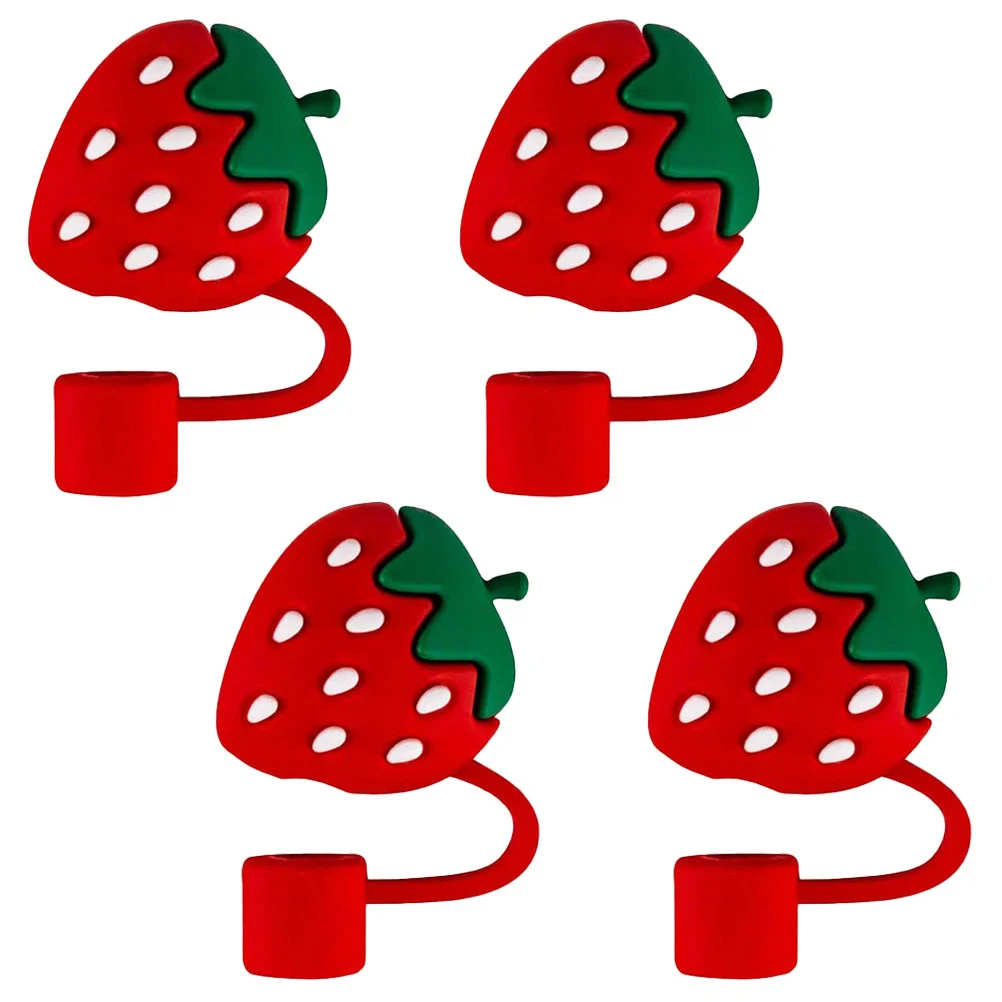 4pcs Strawberry Shaped Silicone Tips Cover Reusable Small Straw End Protectors Drinking Straw Caps For Party Picnic Home Kitchen
4pcs Strawberry Shaped Silicone Tips Cover Reusable Small Straw End Protectors Drinking Straw Caps For Party Picnic Home Kitchen