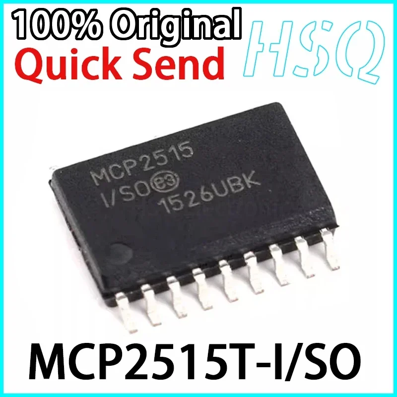 Оригинальный MCP2515T-I/SO MCP2515-I/SO SOIC-18, чип CAN, контроллер шины SPI, 1 шт.
Оригинальный MCP2515T-I/SO MCP2515-I/SO SOIC-18, чип CAN, контроллер шины SPI, 1 шт.