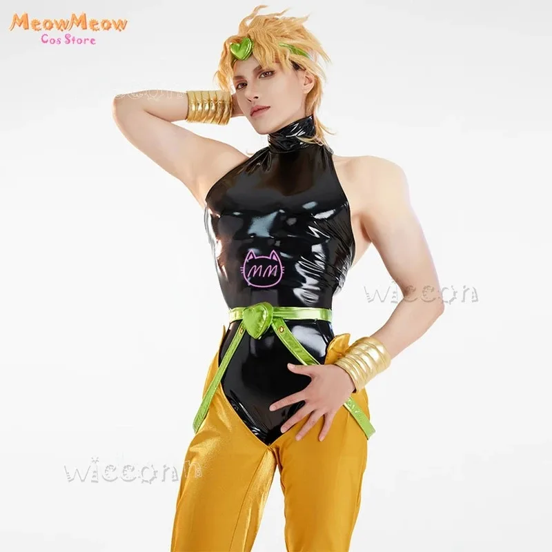 Дио Брандо, одежда для косплея, ботинки, наряд, парик, аниме «Невероятные приключения Джоджо», костюм «Призрачная кровь», наряд на Хэллоуин, наряд для ролевых игр 
Дио Брандо, одежда для косплея, ботинки, наряд, парик, аниме «Невероятные приключения Джоджо», костюм «Призрачная кровь», наряд на Хэллоуин, наряд для ролевых игр