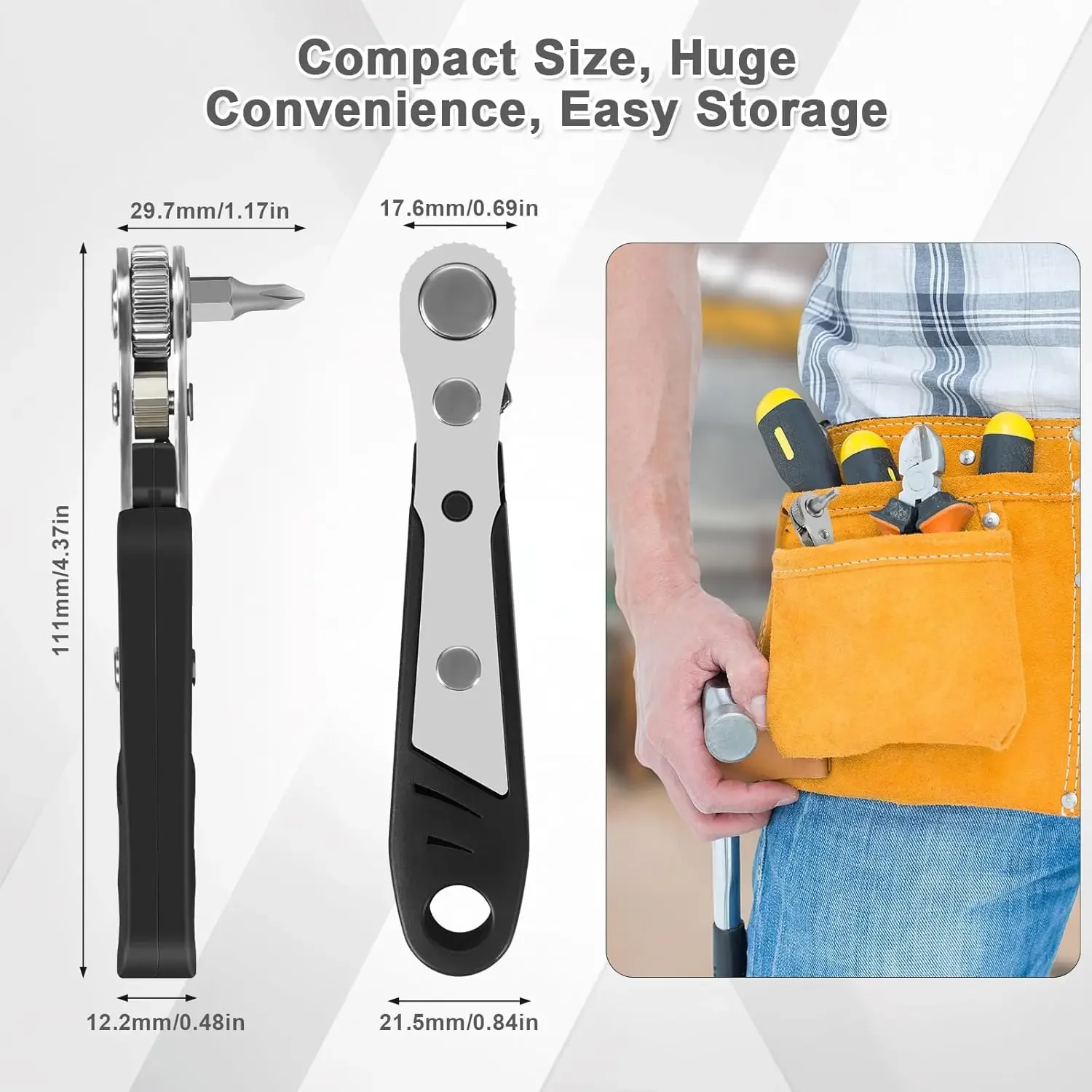 Ratchet Screwdriver Set 90 Degree Right Angle For Tight Spaces Practical Multifunctional Professional Mini Ratchet Set WORLDKPI
Ratchet Screwdriver Set 90 Degree Right Angle For Tight Spaces Practical Multifunctional Professional Mini Ratchet Set WORLDKPI