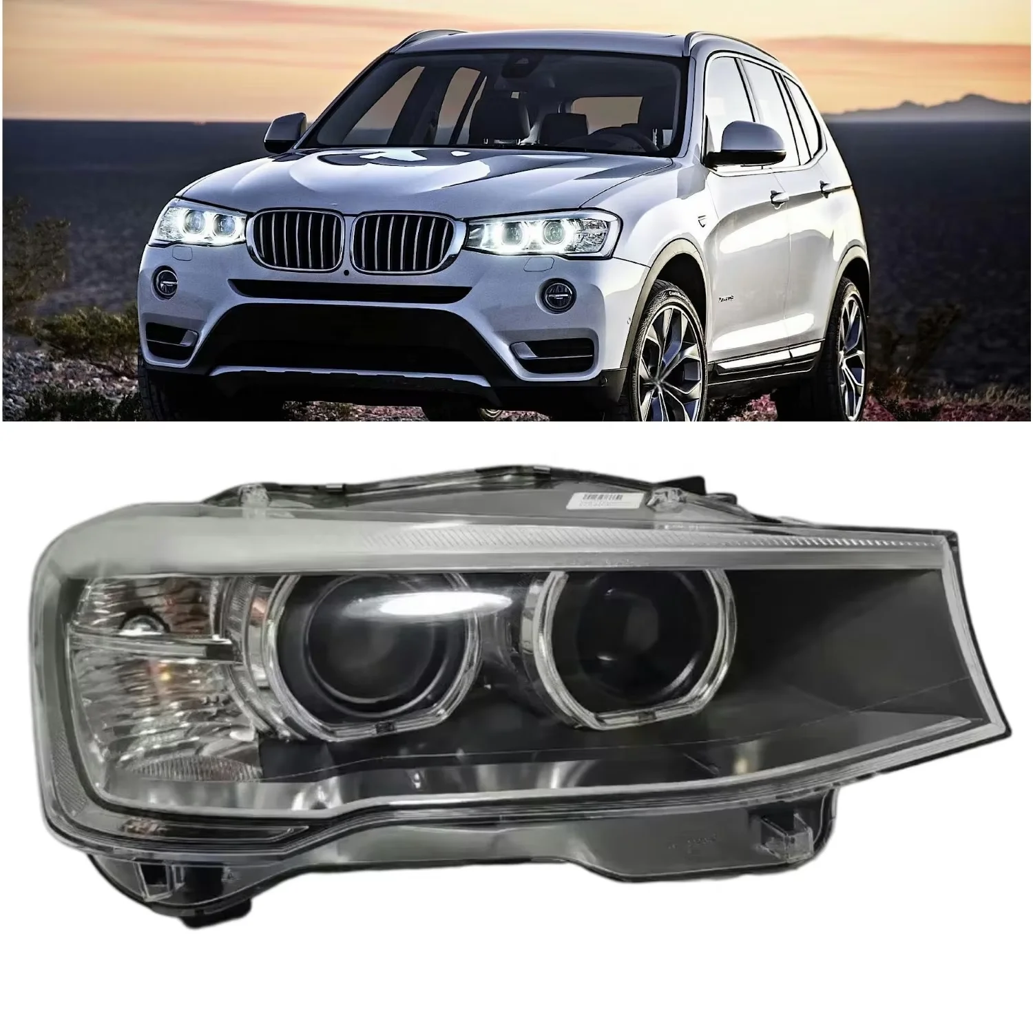 F25 2014-2017 HID Xenon Front Headlight Assembly OEM Plug and Play Angel Eye Auto Lamp Parts
F25 2014-2017 HID Xenon Front Headlight Assembly OEM Plug and Play Angel Eye Auto Lamp Parts