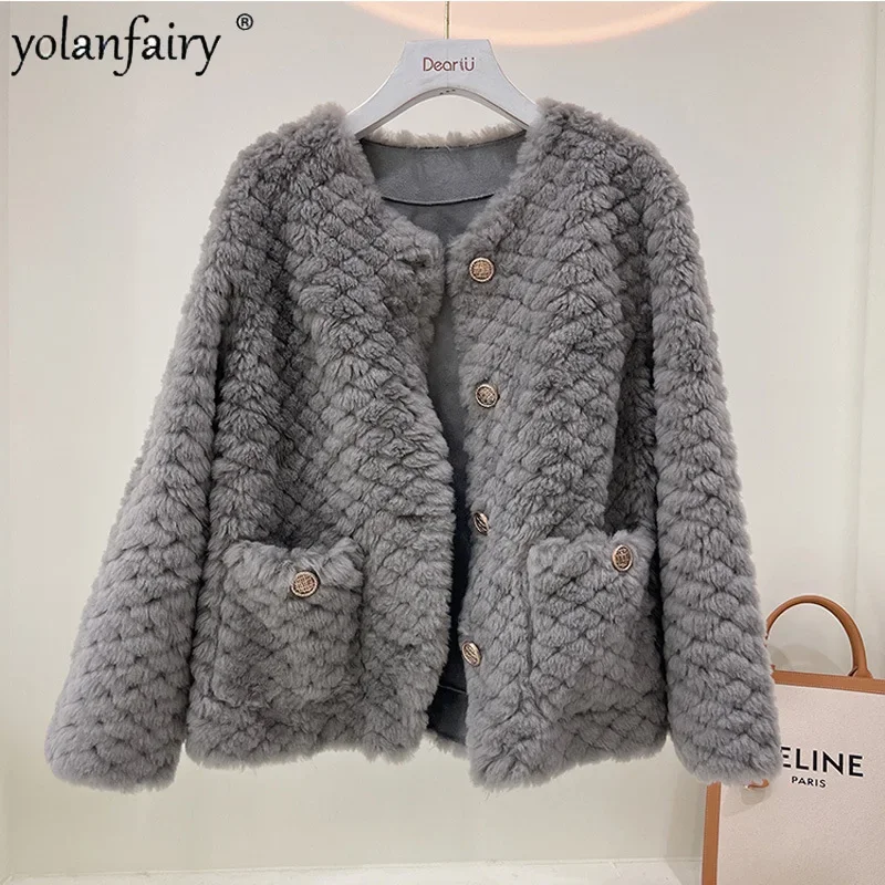 2023 New Winter Coat Women's Real Fur Jacket Women Sheep Sheared Composite Fur Integrated Pure Wool Fur Clothes Warm Top FCY5046
2023 New Winter Coat Women's Real Fur Jacket Women Sheep Sheared Composite Fur Integrated Pure Wool Fur Clothes Warm Top FCY5046