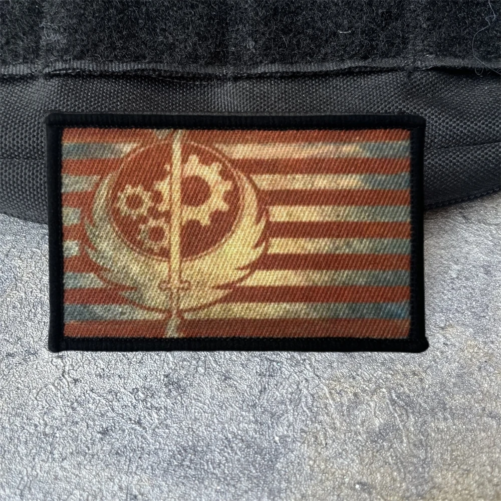 Brotherhood of Steel Flag Patch Tactical Morale Badge Military Army Emblem Backpack Sticker Printed Hook Loop Patches Clothing
Brotherhood of Steel Flag Patch Tactical Morale Badge Military Army Emblem Backpack Sticker Printed Hook Loop Patches Clothing