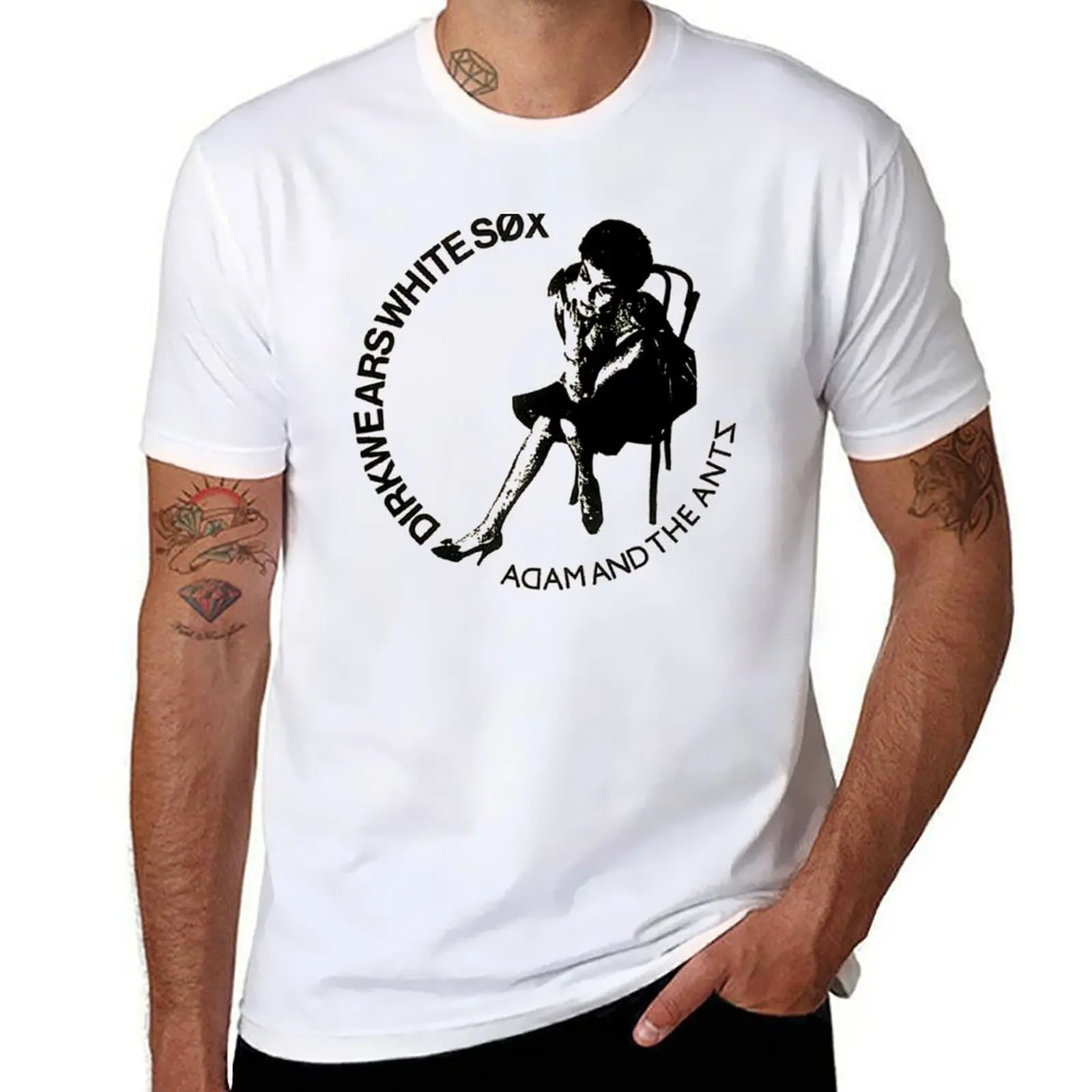 Футболка Dirk Wears White Sox Adam and the Ants, мужская футболка из хлопка, мужская футболка с рисунком, футболка
Футболка Dirk Wears White Sox Adam and the Ants, мужская футболка из хлопка, мужская футболка с рисунком, футболка